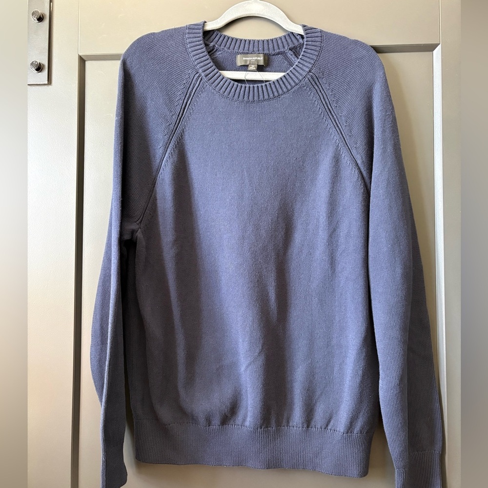 Banana Republic Men's Crewneck Sweater Navy Blue